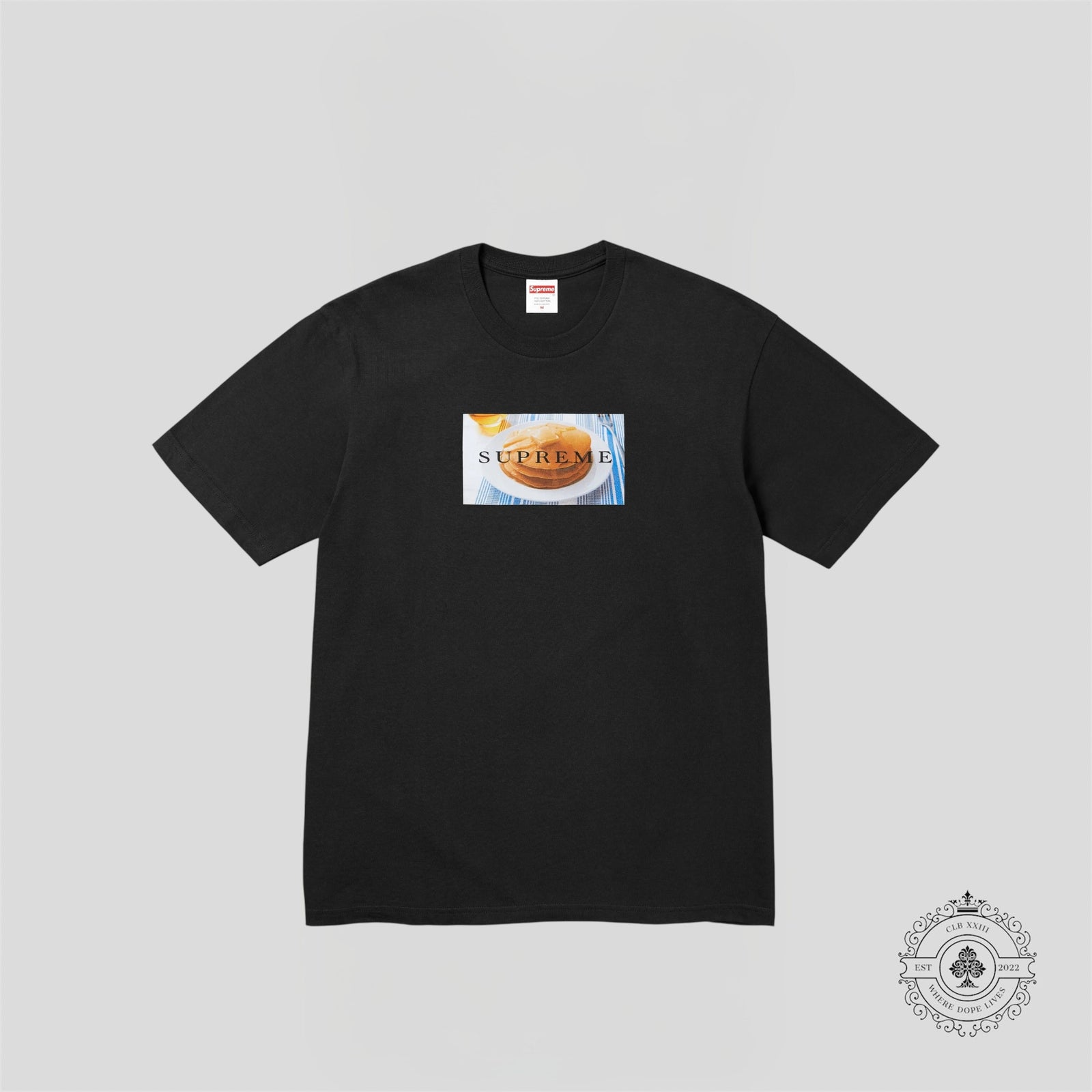 Supreme Pancakes T-Shirt in Black