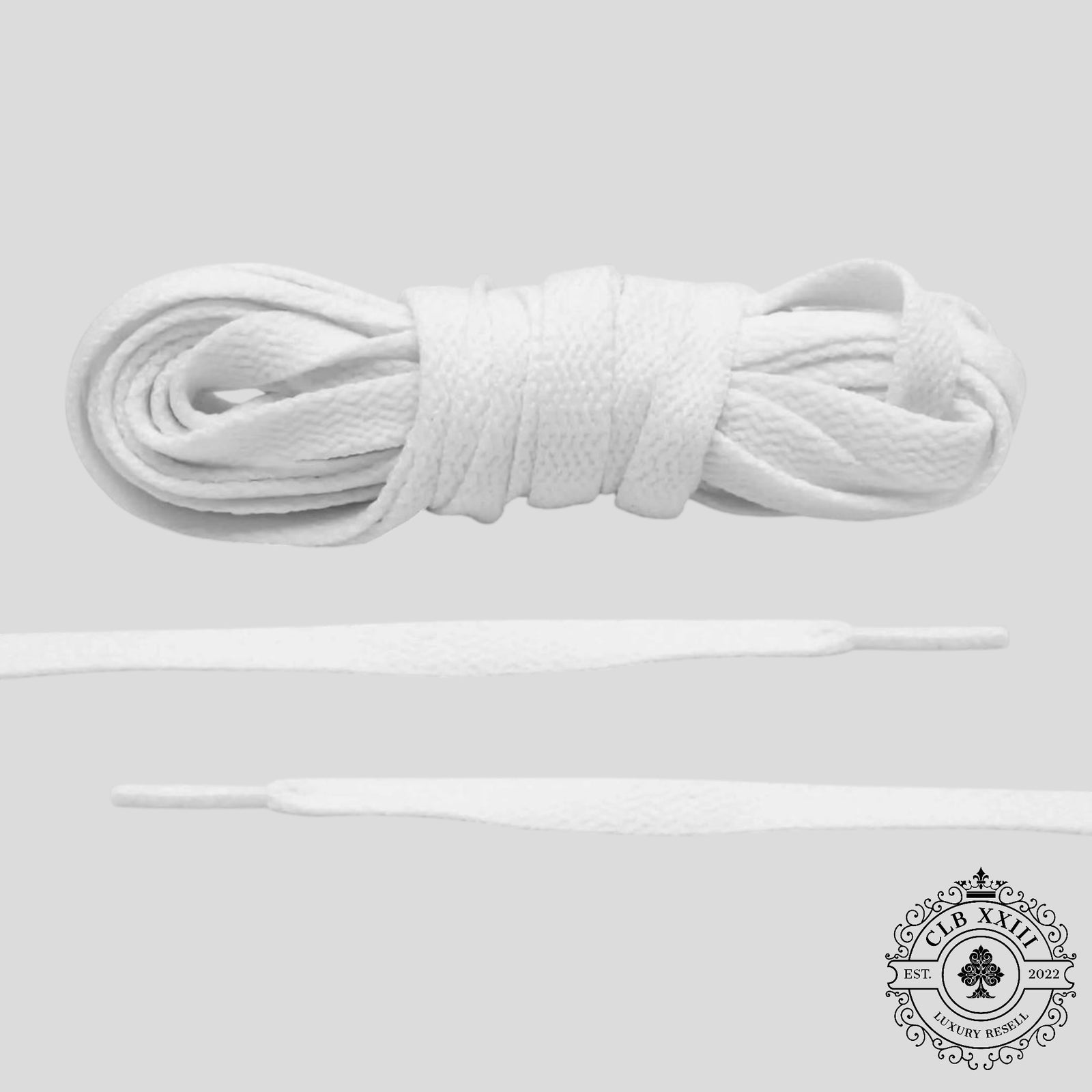 White Air Jordan Replacement Shoelaces by Lacelab