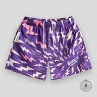 Bravest Studios Purple Lightning Shorts