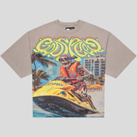 Godspeed Wave Runner Tee in Stone Wash