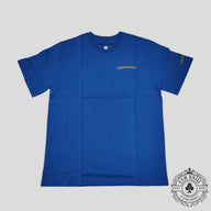 Chrome Hearts Scroll Logo Tee in Blue