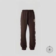 Hellstar Mirror Face Sweatpants in Brown