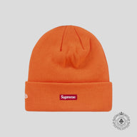 Supreme New Era S Logo Beanie in Orange