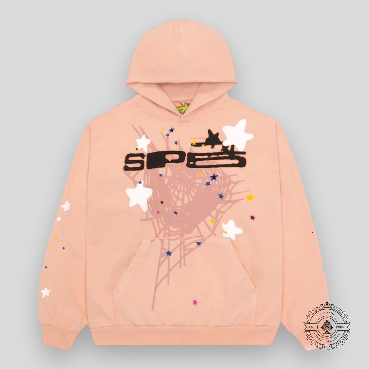 Sp5der SP5 Hoodie Bellini