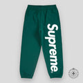Supreme Satin Applique Sweatpant Dark Green
