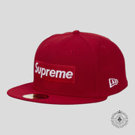 Supreme Championship Box Logo New Era Hat in Red