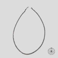 Chrome Hearts Paper Chain Necklace 24" in Silver
