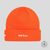Supreme New Era Box Logo Beanie in Orange