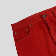 Chrome Hearts Levi Red Cross Patch Jeans