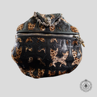 Chrome Hearts Leopard Cross Patch Duffle Bag