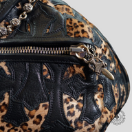 Chrome Hearts Leopard Cross Patch Duffle Bag