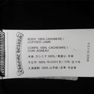 Chrome Hearts Cashmere Cross Patch Hoodie in Black