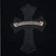 Chrome Hearts Cashmere Cross Patch Hoodie in Black