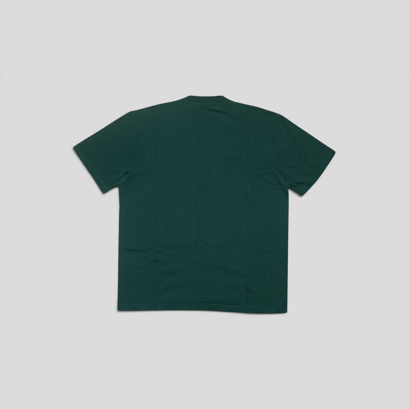 CLB XXIII Louis Vuitton green cotton short sleeve crewneck knit t-shirt, back view.