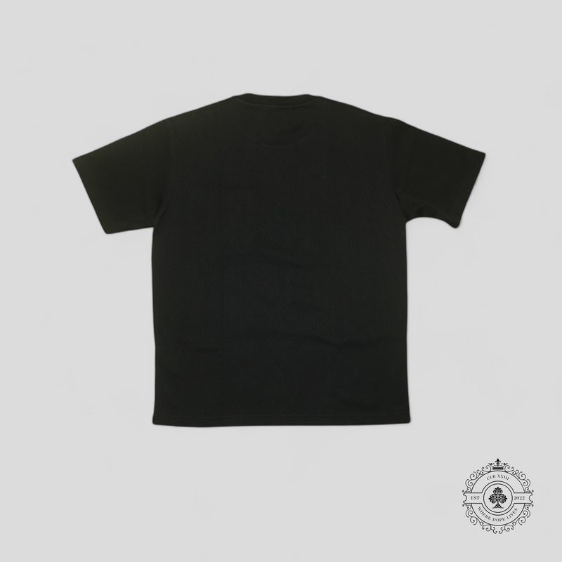 Louis Vuitton Signature Monogram Pocket T-Shirt in Black