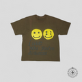 Cactus Plant Flea Market I Like You Smiley T-Shirt in Brown