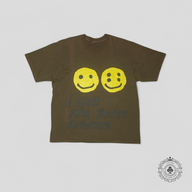 Cactus Plant Flea Market I Like You Smiley T-Shirt in Brown