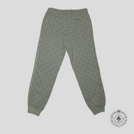 Gucci Tonal Jacquard Track Pants in Light Grey