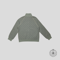 Gucci Tonal Jacquard Full Zip Jacket in Light Grey