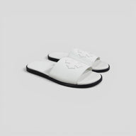 Chrome Hearts Plus Patch Slide in White