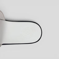 Chrome Hearts Plus Patch Slide in White
