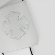 Chrome Hearts Plus Patch Slide in White