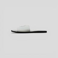 Chrome Hearts Plus Patch Slide in White