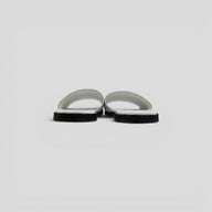 Chrome Hearts Plus Patch Slide in White