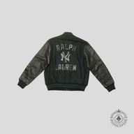 Ralph Lauren New York Yankees Varsity Jacket in Black