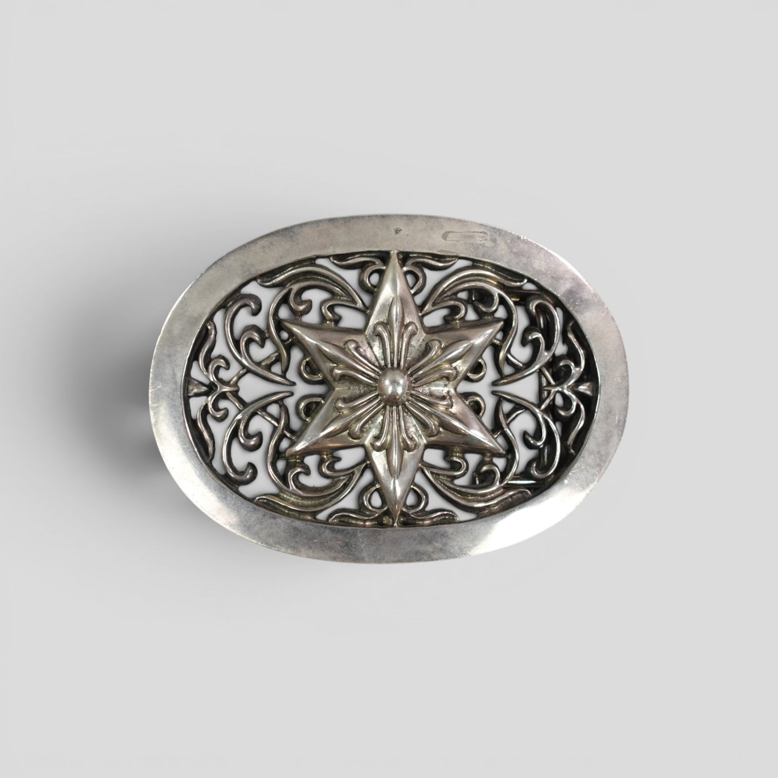 Chrome Hearts XL Star Buckle in Silver