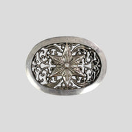Chrome Hearts XL Star Buckle in Silver