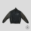 Louis Vuitton Mix Leather Varsity Jacket in Black