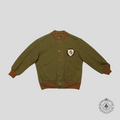 RRL Shield Patch Wool Jacket in Brown