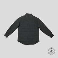 RRL Padded Tweed Wool Shirt Jacket in Navy