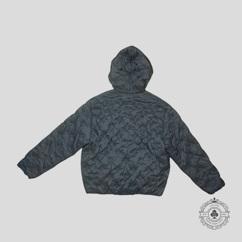 Louis Vuitton Monogram Quilted Hooded Blouson in Dark Navy