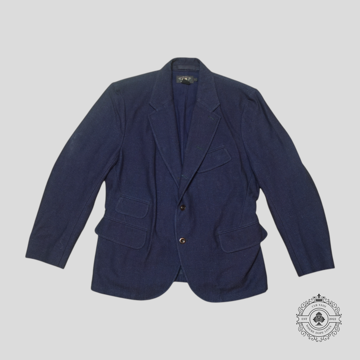 RRL Dupre Sport Coat in Navy Blue