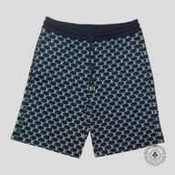 Louis Vuitton LV Fishnet Jacquard Shorts in Black/Blue