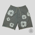 Denim Tears The Cotton Wreath Shorts in Grey