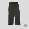 Celine Triomphe Print Double Face Jersey Track Pants in Brown