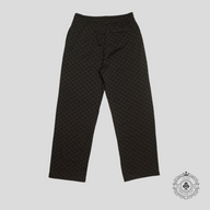 Celine Triomphe Print Double Face Jersey Track Pants in Brown