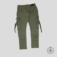 Amiri Tapered Cargo Sweatpants in Green