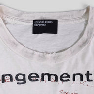 Enfants Riches Déprimés Dérangement A X Long Sleeve Tee in White