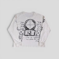 Enfants Riches Déprimés Dérangement A X Long Sleeve Tee in White