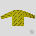 Balenciaga All Over Knit Crewneck in Yellow