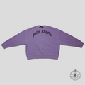 Palm Angels Classic Logo Sweatshirt in Purple