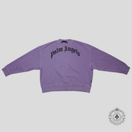 Palm Angels Classic Logo Sweatshirt in Purple