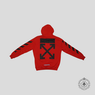 Off-White Mona Lisa Temperature Hoodie in Red