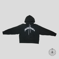 Palm Angels Classic Logo Hoodie in Black
