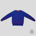 Louis Vuitton Monogram Degrade Jacquard Sweater in Blue/Red