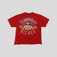 Blind Love Vintage Harley Tee in Red
